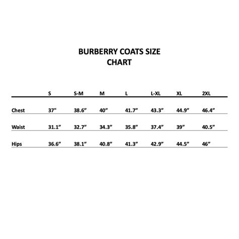 burberry rain coat size chart|Burberry rain coat women's.